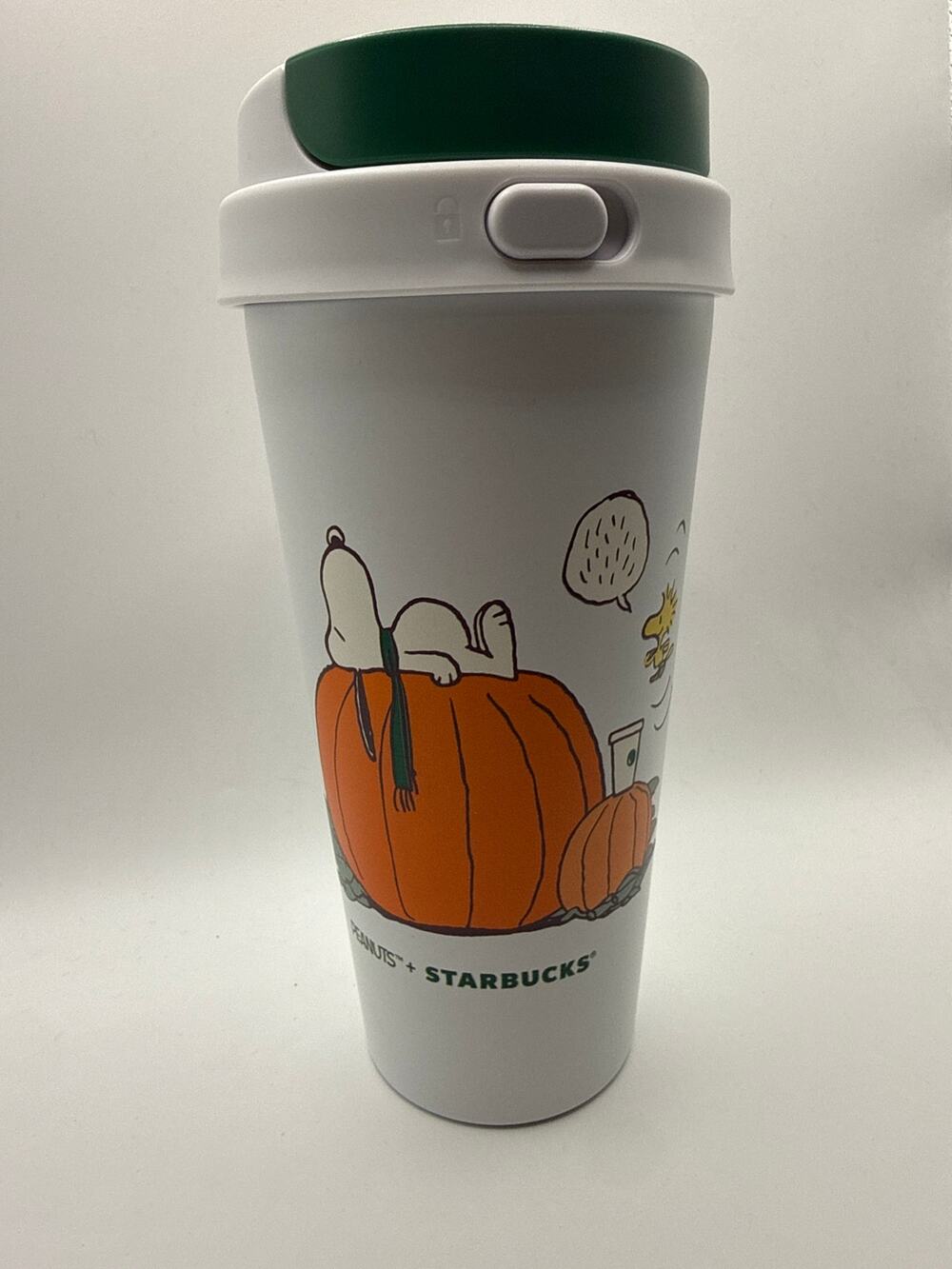 New Starbucks Snoopy Peanuts PSL Great Pumpkin stainless steel tumbler 2026